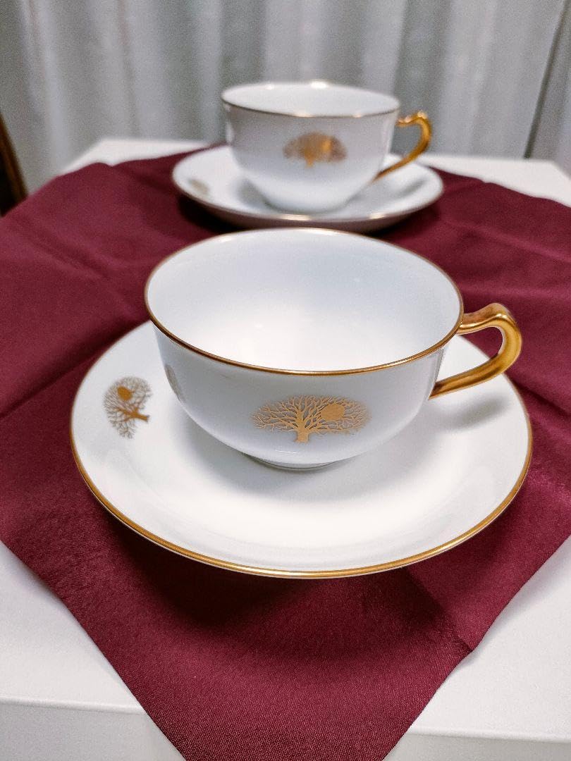 大倉陶園 ゴールドライン　金彩樹木柄 ４点 大倉陶園 ゴールドライン 金彩樹木柄 4点 Amazon | 4767#0307